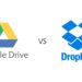 Google Drive vs Dropbox in 2023